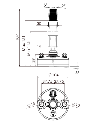 Machine foot