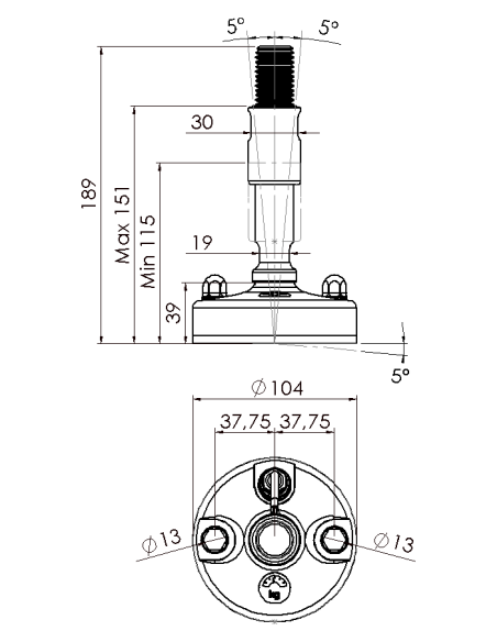 Machine foot