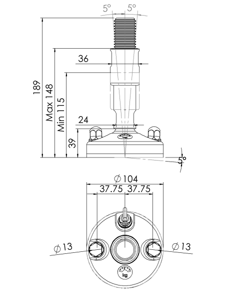 Machine foot
