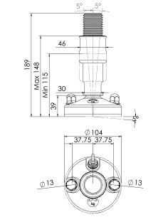 Machine foot 2