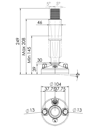 Machine foot