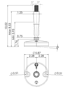 Machine foot 2