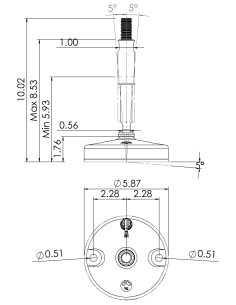 Machine foot 2