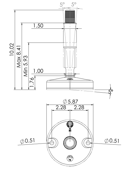Machine foot