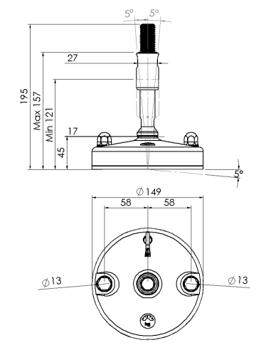 Machine foot