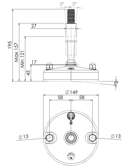 Machine foot