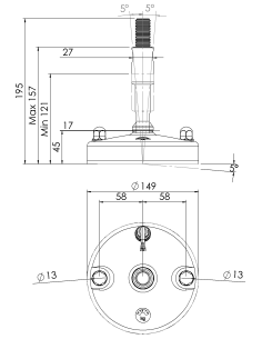 Machine foot 2