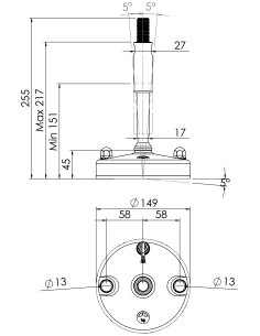 Machine foot 2