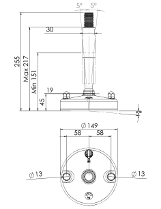 Machine foot 2