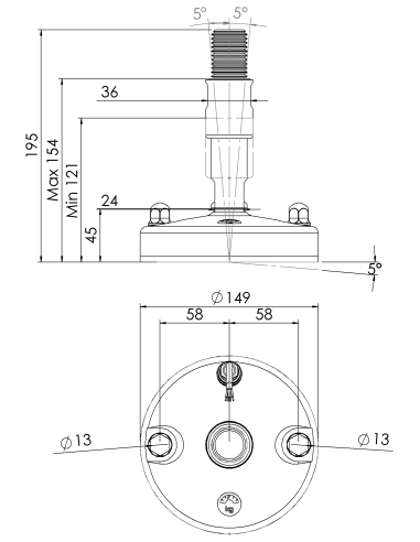 Machine foot