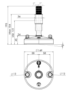 Machine foot 2