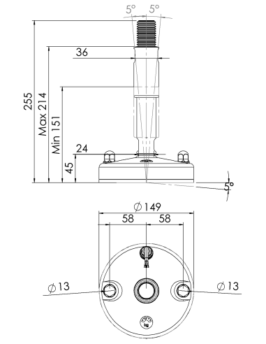 Machine foot