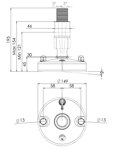 Machine foot 2