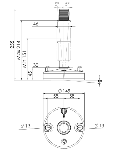 Machine foot