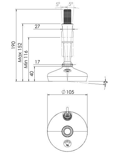 Machine foot