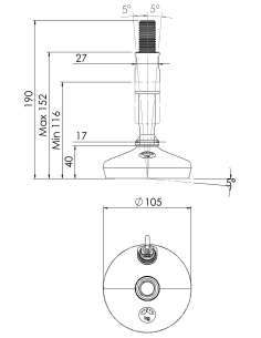 Machine foot 2