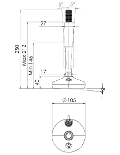 Machine foot 2