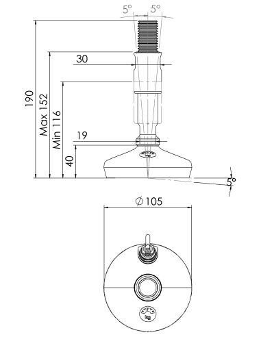 Machine foot