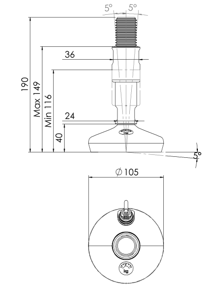 Machine foot