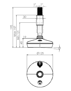 Machine foot 2