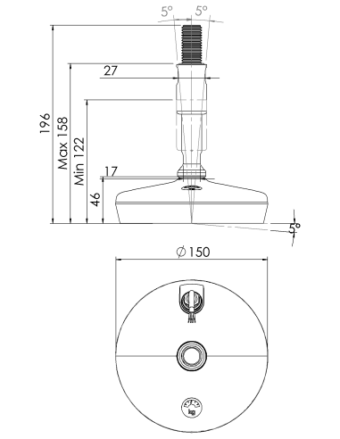 Machine foot