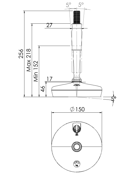 Machine foot