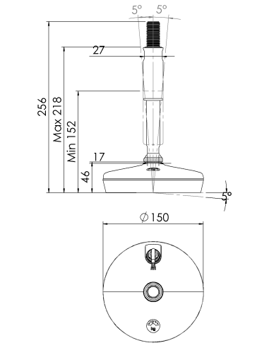 Machine foot