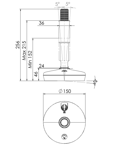 Machine foot