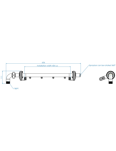CIP unit V4 16"-459/349-1-4(101,60)-BSPT 1"