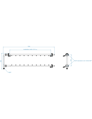 CIP unit V4 40"-1.069/959-2(275)-20(101,60)-BSPT 1"