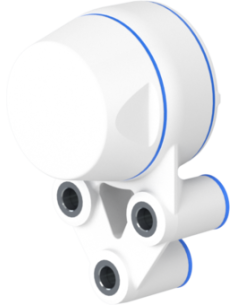 Bearing house XB3FC62(White)-CSB1 1/4"(Front)-CL(White)-OS(White)