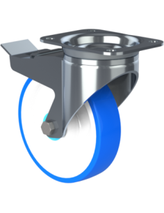 Castor SCSB160, White/Blue, AISI 304, 3.437