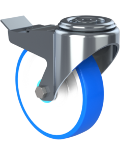 Castor SCRB160, White/Blue, AISI 304, 1.964