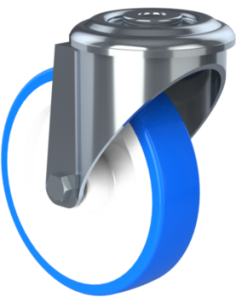 Castor SCR125, White/Blue, AISI 304, 1.964