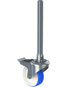 Castor SCRB-HX100, White/Blue, UNC 1 x 10, AISI 304