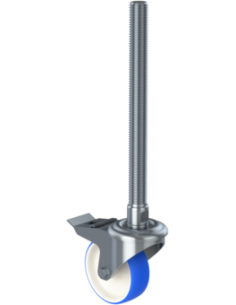 Castor SCRB-HX100, White/Blue, UNC 1 x 12, AISI 304