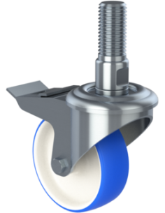 Castor SCRB-HX100, White/Blue, UNC 1 x 3, AISI 304