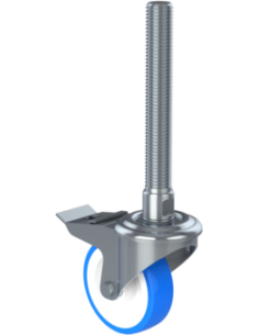 Castor SCRB-HX100, White/Blue, UNC 1 x 8, AISI 304
