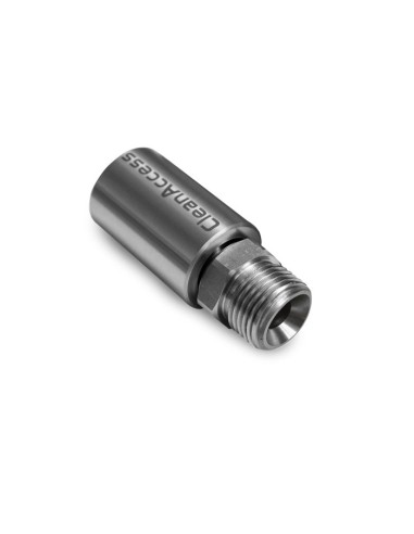 Crimped fitting EXT thread 1/2''-cone sealing