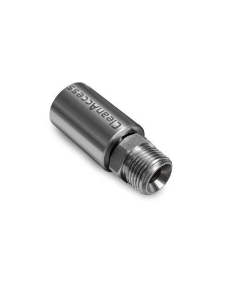 Crimped fitting EXT thread 1/2''-cone sealing