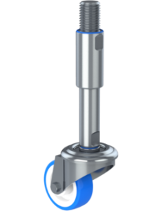 Castor SCR-XH80, White/Blue, M30 x 210/118-M30 x 80, AISI 304