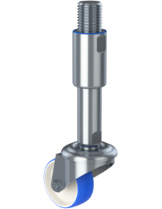 Castor SCR-XH80, White/Blue, M36 x 210/118-M36 x 80, AISI 304
