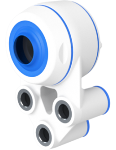Bearing house XB3FC47(White)-SSB20 mm(Front)-OM(White)-OS(White)