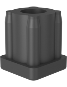 Threaded bushing PTIQ, 20x20x1.5, M8