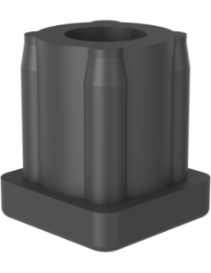 Threaded bushing PTIQ, 20x20x2.0, M8