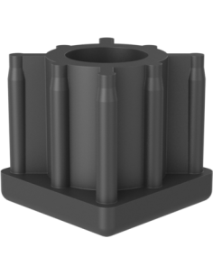 Threaded bushing PTIQ, 40x40x2, M12