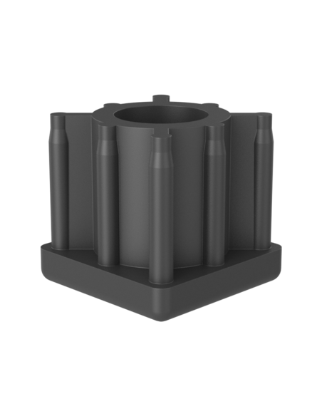 Threaded bushing PTIQ, 40x40x2, M12