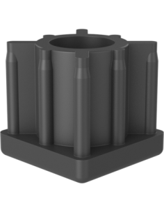 Threaded bushing PTIQ, 40x40x2, M16