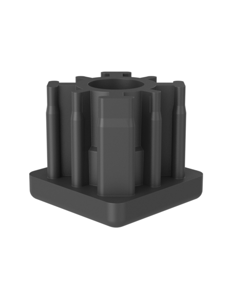 Threaded bushing PTIQ, 50x50x3, M12