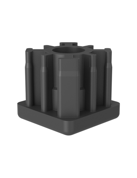 Threaded bushing PTIQ, 50x50x2, M12